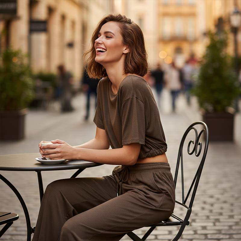 🌸Spring Pre-sale💐Women's Off-Shoulder Top & Pants 2-Piece Set
